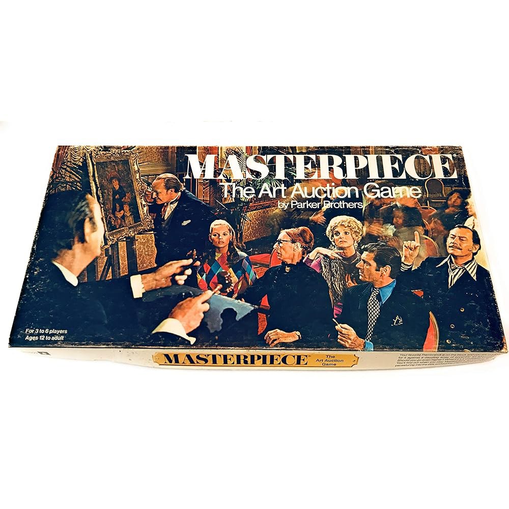ヴィンテージ傑作アートオークションゲーム - 完備1970 RARE
