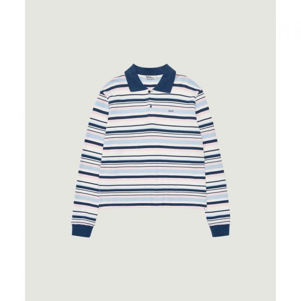 GROVE GRAIN STRIPE PIQUE SHIRT (BLUE)