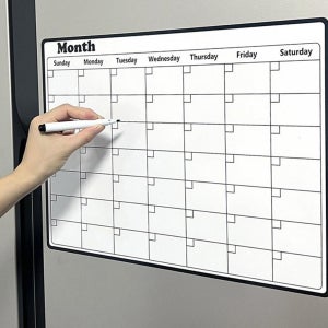 다용도 일정표 자석 스케줄러 계획표 주방 달력 마그네틱 월간 보드