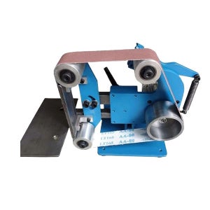 전동 벨트 그라인더 머신 목공 연삭기 미니 소형 사포