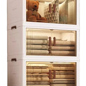 접이식 모듈 수납장 이동식 폴딩 여닫이 다용도 수납장