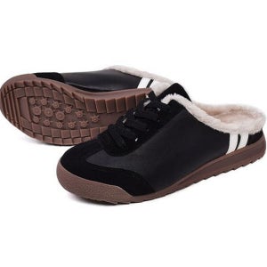 털 슬리퍼 남성 인조 슈즈 블로퍼 실내화 따뜻한