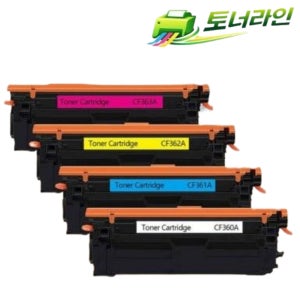 HP호환 M553X 색상선택 재생토너 선명한칼라 CF360A (HP 508A)