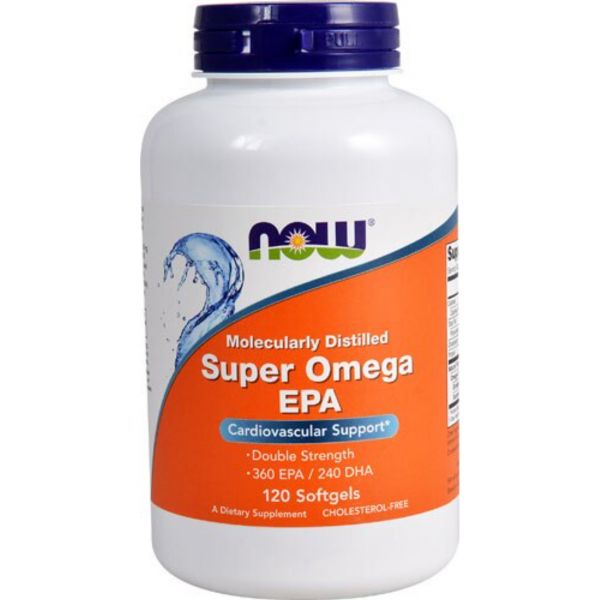 NOW 나우푸드 <b>슈퍼 오메가 EPA</b> 120 소프트젤 피쉬오일 영양제