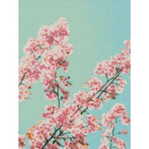 하모니아트 보석십자수 30x40 봄 풍경 해바라기 인테리어 꽃 취미생활 액자