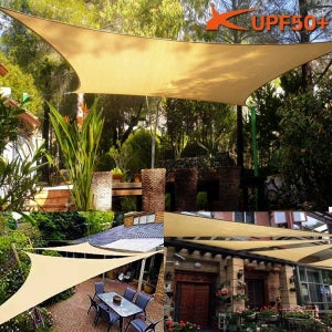 자외선 차단 차양막 삼각 3.6mx3.6mx3.6m 로프 그늘막 타프 햇빛가림막 천막