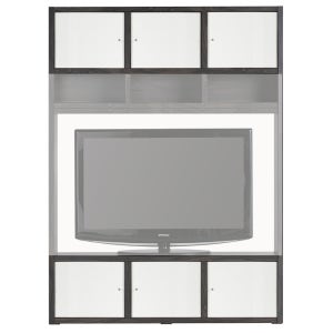 2,000시스템책장 책꽂이 수납장 진열장 문/서랍추가 1482-275-430, 1단, 추가 1500상/하문-화이트