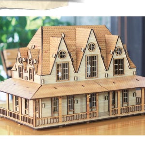 나무모형 페어리테일빌라 DIY 건축조립키트 미니어처 만들기 취미 3D 식장난감 프라모델