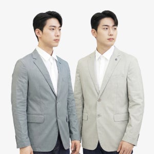 인디안 면 혼방 슬림 자켓 MIVFU5M2471 여름 캐주얼자켓