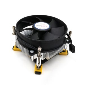 90MM CPU팬 인텔 메인보드 전원4핀 공랭 쿨러 구리스 쿨링팬 컴퓨터 PC 조립