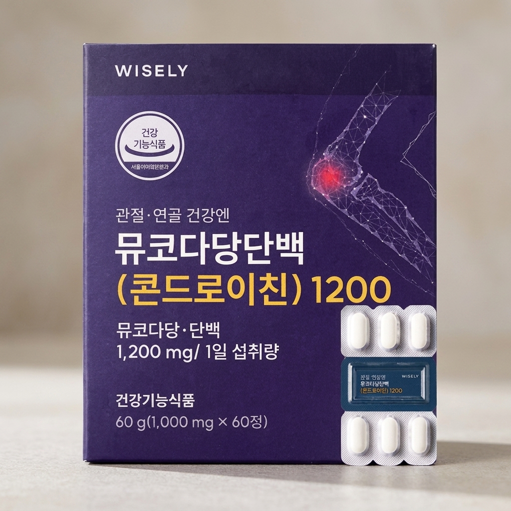 관절·연골 건강엔 뮤코다당단백(콘드로이친) 1200
