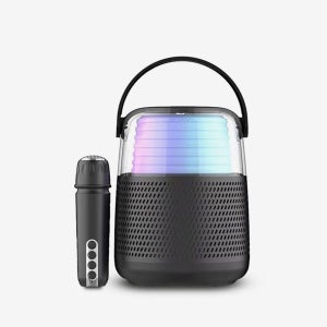 블루투스스피커+무선마이크 엠피보스 음질좋은 LED 홈파티 홈노래방 버스킹 야유회 강의 아이들노래방