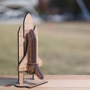 우주왕복선 건축 건물 나무 조립 모형 DIY 만들기 63빌딩