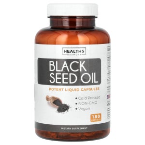 블랙시드오일 블랙커민씨드 캡슐 1000mg 180캡슐, 1개