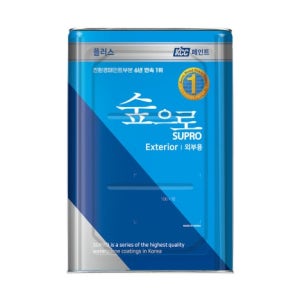KCC 숲으로 외부용 플러스 18L 백색 무광 외벽 담장 담벼락 페인트