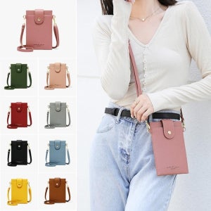 미니 크로스백 여성명품가방 컬러 핑크