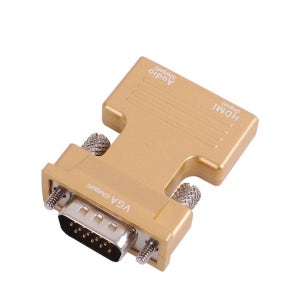 (COMS) HDMI to VGA 컨버터(음성지원) 젠더타입 영상컨버터 모니터젠더