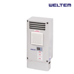 웰템 판넬에어컨 제어반에어컨 WPA-300SE 증발식 외장측면 반매입 산업용 공장용