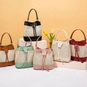 여름 미니 라탄백 복조리 토트 크로스백 라피아 스몰 가방