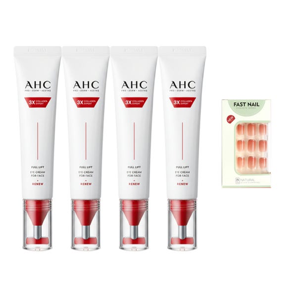 AHC 풀 리프트 아이크림 포 페이스시즌14 40ml 4개 + 네일팁 1개
