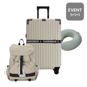 비토 중형 캐리어 26인치+트루비 럭색+플로 메모리폼 목베개 SET 여행 가방 세트
