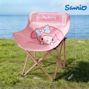 산리오 캐릭터 캠핑의자 접이식 경량 휴대용 폴딩 낚시 캐릭터 피크닉 체어 기본