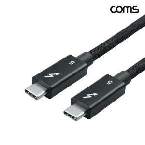 Coms C to C타입 썬더볼트5 케이블 2m 80Gbps 240W 8K 60Hz BF742