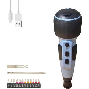 KINGMAX 전동 드라이버 소형 펜형 경량 3단계 전환 모드 USB Type-C 충전식