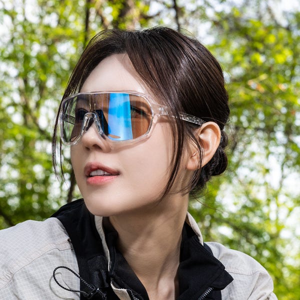 오플로 오브 스포츠 선글라스 변색 미러 고글 러닝 등산 자전거 골프 테니스
