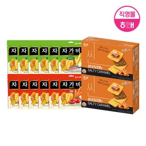 해태 자가비 (45g X 12개) + 에이스 씬 솔티카라멜 (291g X 2개)