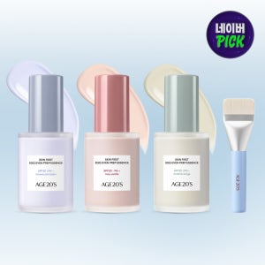 [9월 네이버픽 / 슈퍼적립]에이지투웨니스 스킨 퍼스트 에그 이븐 프렙 에센스 30ml (SPF 30, PA++) 메이크업베이스 프라이머+쇼핑백