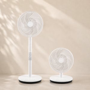 [디지털가전페스타] 보랄 에어퓨어 AI BLDC 무선 선풍기 밀크 화이트 망 (BR-S33W)