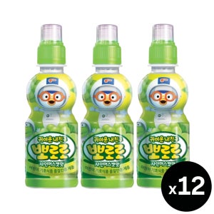 팔도 뽀로로 음료 샤인머스캣, 235ml, 12개