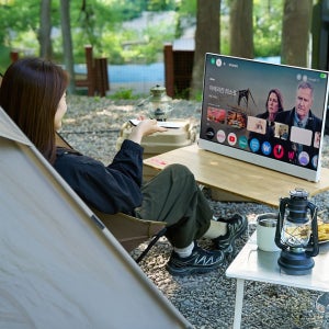 캠핑티비 81cm(32인치TV), 무선 휴대용 포터블, 케이스포함 택배배송