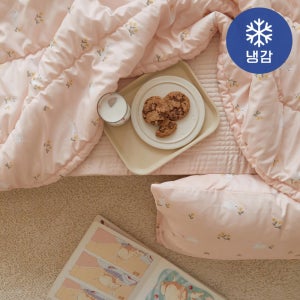 마틸라 자연 유래 냉감 썸머허그 셀루오실크-쿨 키즈 여름 차렵 이불베개세트 SS