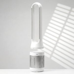 아이엔오큐 분리 세척 UV 살균 공기청정 bldc 날개없는 선풍기 리모컨형
