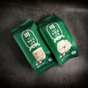 마를품은누룽지스낵 4개입 X 80g 고소한 쌀과자 뻥튀기 떡뻥 아이 어른 노인 영양 비건 과자(둥근형)