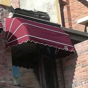 접이식 반원형 어닝 프랑스 창고 방수 테라스 천막 차양막