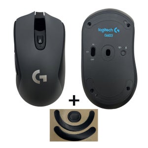 로지텍 G603 마우스 쉘 하우징 블랙 상단 하단 케이스 좌우 사이드 기판 더블클릭 수리