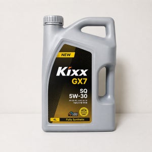 KIXX 킥스 GX7 SQ 5W-30 가솔린 LPG 100% 합성 고급 엔진오일 4L /GS칼텍스