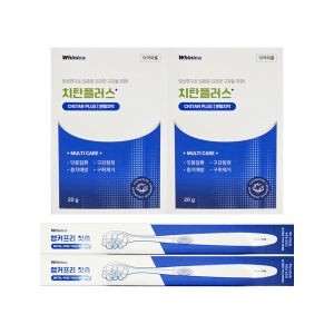 한국시덴타제약 화이니카 치탄플러스 분말치약 20g 2개 / 칫솔증정