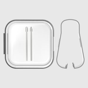 실크펜슬 갤럭시탭 S펜 호환 티타늄 반영구 메탈 펜촉 실버, 2개입