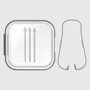 실크펜슬 갤럭시탭 S펜 호환 티타늄 반영구 메탈 펜촉 실버, 3개입