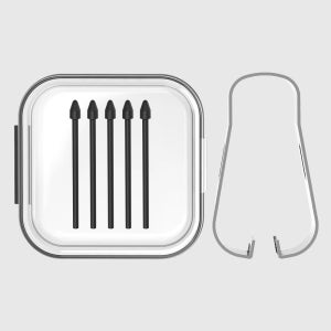 실크펜슬 갤럭시탭 S펜 호환 교체용 펜촉 블랙, 5개입