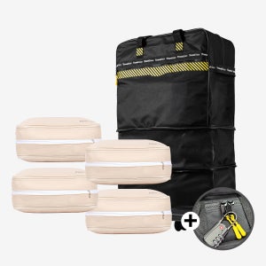 [트래블기어] 3단확장 이민가방 + 압축파우치 XXL 4개 세트