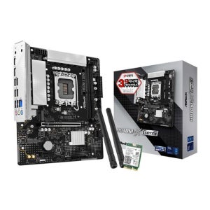 ASRock H810M-X Gen5 + WiFi7 랜카드 패키지 디앤디컴 인텔 메인보드