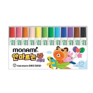 모나미 안마르는롱롱싸인펜 세트12색