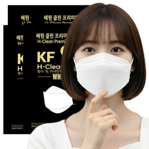 혜원클린 프리미엄 마스크 KF94 황사 미세먼지 비말차단 대형, 프리미엄블랙, 500개