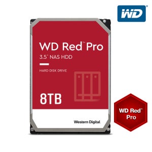 WD RED Pro 8TB WD8005FFBX 7200/256M NASHDD 5년보증
