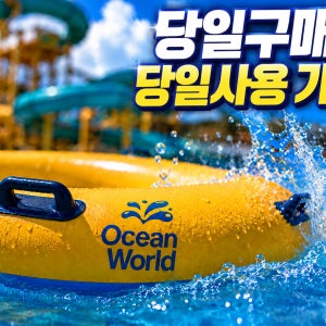 홍천 오션월드 입장권 종일권 오후권 대인/소인 실내락카 오후권기준 비발디파크 당일사용가능